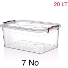 Özbience 7 No Kiler Saklama Kabı, 20 Litre, Pratik ve Dayanıklı Çözüm
