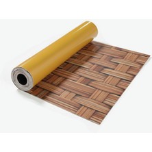Tink Kendinden Yapışkanlı Keçe Duvar Kağıdı Örgü Desenli 48x280 cm (6 Adet - 8 M²)
