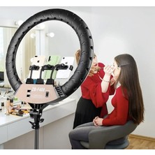 PremiumPort 22 Inç 56CM 100W LED Ring Light, Kuaför ve Makyaj Çekim Işığı