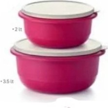 Özbience Pratik Hamur Mayalama ve Saklama Kabı Seti, 2'li Paket