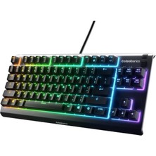 Steelseries Apex 3 Tkl Siyah Rgb Kablolu Oyuncu Klavyesi Outlet