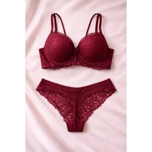 Solenıa Kadın Dantelli Balkonet Sütyen Külot Takımı