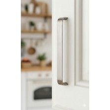 Berfino 5'li Modern Inox Alüminyum Dolap & Çekmece Kulpu 160 mm – 5’li Paket (739/160/02)