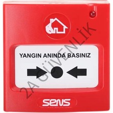 Sens BRC-100 Konvansiyel Resetlenebilir Röleli Yangın Ihbar Butonu