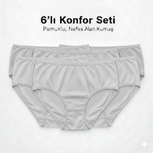 Woan 6’lı Bayan Külot Seti Pamuklu Nefes Alan Kumaş