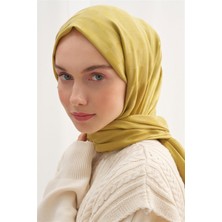 Carell Küpçizgi Jakar Italyan Ipekli Şal Hardal