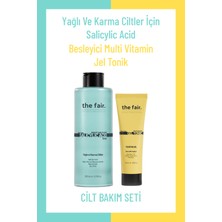 The Fair. Yağlı Cilt Salisilik Asit Tonik 200 ml ve Besleyici Multi Vitamin Jel Tonik 30 ml