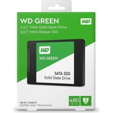 Fantastik Store Wd Green, WDS480G3G0A, 480GB, 545/465, 3D Nand, 2,5&amp;quot; Sata, SSD