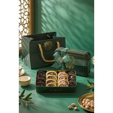 Paşa Dairesi Antep Fıstıklı & Narlı & Oreolu Spesiyal Sarma Spesiyal Lokum Hediyelik Metal Kutulu