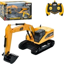 Canda Oyuncak Uzaktan Kumandalı Şarjlı Metal Kepçeli Excavatör