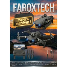 FaroxTech 968S Katlanır Uzaktan Kumandalı Drone Hd Çift Kamera Optik Akış Yerelleştirme Engel Kaçınma