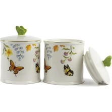 Özbience Şık 2'li Kavanoz Seti 11X15CM, Pratik ve Dekoratif Saklama Çözümü