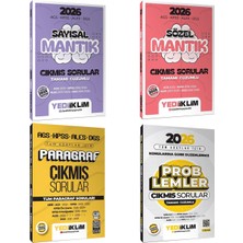 Yediiklim Yayınları Yediiklim 2026 Tüm Adaylar Için Paragraf-Problemler-Sayısal-Sözel Mantık Çıkmış Sorular Seti 4 Kitap