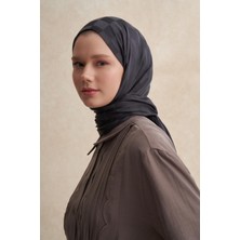 Carell Dama Jakar Italyan Ipekli Şal Antrasit