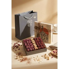 Paşa Dairesi Antep Fıstıklı ve Fındıklı Zereşk Üzüm Kaplı Spesiyal Lokum Seti Hediyelik Aziziye Camii Temalı