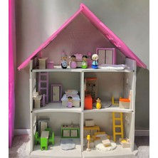 Wego Kids Eğitici Ahşap Oyun Ev Montessori Temelli MDF Malzeme ile 10 Parça Çocuk Gelişimi Destekler