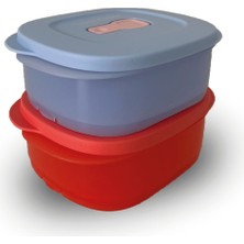 Özbience Pratik Mikrodalga Fırın Isıtma Kabı 2'li, 500 Ml, Dayanıklı ve Şık Tasarım