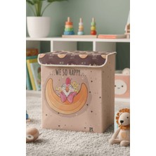 HomyJRs Prendi Home Tavuk & Civciv Desenli Kapaklı Saklama Kutusu – Katlanabilir Oyuncak & Çamaşır Düzenleyici (30X40X50 cm | 49 L)