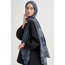 Carell Etnik Incira Viskon Şal Indigo