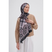 Carell Echo Pamuk Şal Rustic Vizon