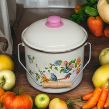 Özbience Emaye Bakraç Yoğurt ve Saklama Tenceresi 20 cm 5 Lt