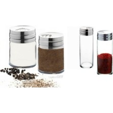 Özbience Pratik ve Şık 4 Parça Metal Baharatlık Seti, Kullanışlı ve Dayanıklı Tasarım