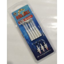RED GİLL V8 Evolution 80 mm 5,5 gr Silikon Yem - Silver Pearl