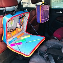 Esta Rubon Çocuk Aktivite Çantası Her Arabaya Uyumlu Seyahat Faaliyet Çantası Tablet Bölmeli