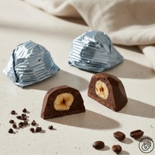 Nutat Mavi Sargılı Kristal Çikolata – Fındık Kremalı & Bütün Fındıklı 500 GR.