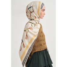 Carell Alvena Incira Viskon Şal Krem