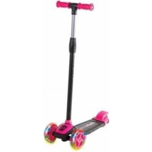 PremiumPort Renkli LED Işıklı 3 Tekerlekli Yükseklik Ayarlı Çocuk Scooter