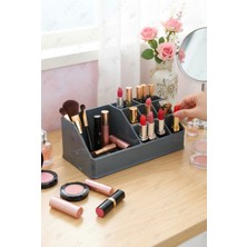 Fesya Home 9 Bölmeli Makyaj Ruj Rimel Organizer Kozmetik Ürün Düzenleyici - Gri