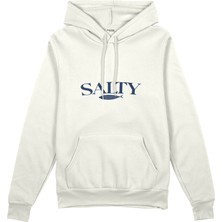 The Lucid Lab Salty Oversize Hoodie - Beyaz
