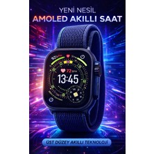 FaroxTech Amoled Ekranlı Akıllı Saat - Yapay Zeka Destekli Sesli Asistan - Müzik Çalar ve Tws Bağlantılı