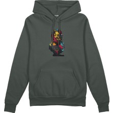 The Lucid Lab Zeus  Oversize Hoodie - Antrasit