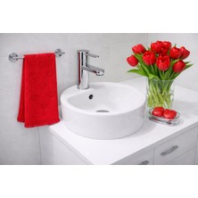Aylis Home Kırmızı Kalpli Havlu