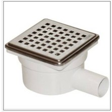 Dasa - Akvo 10*10 32 mm Yandan Çıkışlı Çelik Çerçeveli Yer Süzgeci - H-3000-32-1