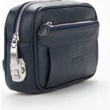 Fossil %100 Hakiki Deri Özel Tasarım Şifreli Kilitli El Çantası Portföy Traş Çantası