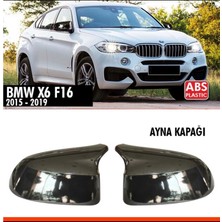 Tuning Vadisi Bmw X6 F16 Batman Yarasa Ayna Kapağı Piano Black / 2014 - 2019