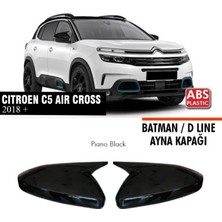 Tuning Vadisi Citroen C5 Aircross Batman Yarasa Ayna Kapağı Parlak Siyah / 2018 Sonrası