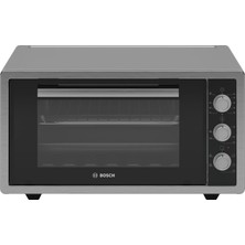 Bosch HTB12E458T Gümüş 45 lt Midi Fırın – Multifonksiyonel Pişirme, Emaye İç Yüzey, Ayarlanabilir Isı ve Zamanlayıcı