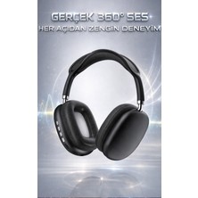 FaroxTech Süperbass Kablosuz Bluetooth Kulak Üstü Kulaklık – 360° Stereo Ses - Tüm Telefonlarla Uyumlu !