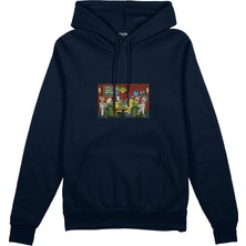 The Lucid Lab Champions League Poker  Oversize Hoodie - Lacivert
