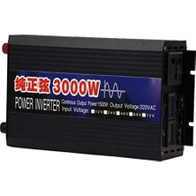 Gümrük Bey Saf Sinüs Güç Çevirici Inverter 3000W  Dc 12V 24V 48V 60V Ila 110V 220V Ac Dönüştürücü
