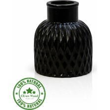 Ceren Wooden Modern Siyah Dekoratif Masa Üstü Vazo