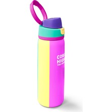 Coral High Çok Renkli Desenli Pipetli ve Direkt Içim Çelik Termos 800 ml 38537