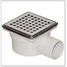 Dasa - Akvo 10*10 50 mm Yandan Çıkışlı Çelik Çerçeveli Yer Süzgeci - H-3000-50-1