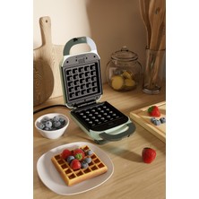 Özbience Çıkarılabilir Yapışmaz Plakalı Tost ve Waffle Makinesi, 5 Ayrı Plakayla
