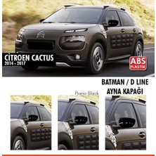 Tuning Vadisi Citroen Cactus Batman Yarasa Ayna Kapağı Parlak Siyah / 2014-2017