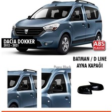Tuning Vadisi Dacia Dokker Batman Yarasa Ayna Kapağı Parlak Siyah / 2012 - 2021